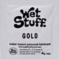 Wet Stuff Gold Water Based Lubricant Sample Travel Sachets (4g x 1000) BULK