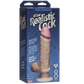 Doc Johnson The Realistic Cock FIRMSKYN Vibrating 8" Dildo Dong Vanilla