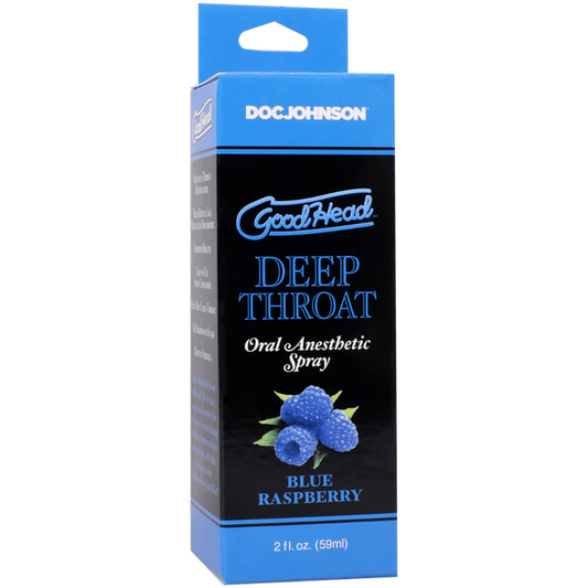 Doc Johnson GoodHead Deep Throat Spray Blue Raspberry 59ml
