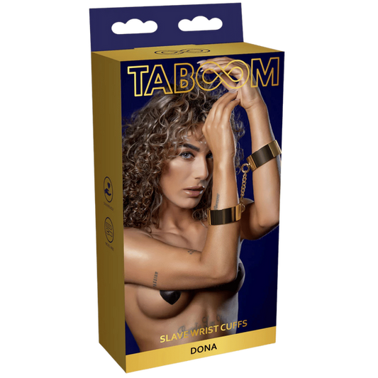 TABOOM Dona Slave Wrist Cuffs Gold