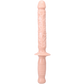 Doc Johnson The Classic Man Handler - 10" Dildo Plus Handle White