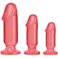 Doc Johnson Crystal Jellies Anal Starter Kit Pink