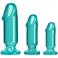 Doc Johnson Crystal Jellies Anal Starter Kit Teal
