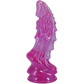 Doc Johnson Crystal Jellies 8.5" Invader Fantasy Dildo Purple