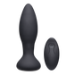 Doc Johnson A-Play Vibe - Experienced - Rechargeable Silicone Anal Plug With Remote (Black)