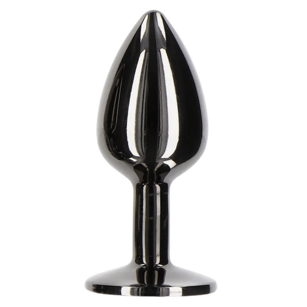 TABOOM Luxury Bondage Essentials Butt Plug With Diamond Jewel S Black