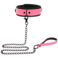 TABOOM Glow In The Dark Collar And Chain Leash Pink