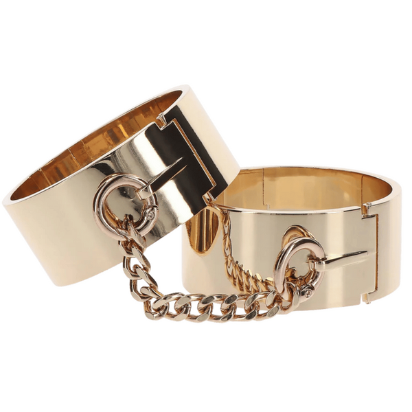TABOOM Dona Slave Wrist Cuffs Gold