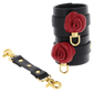 TABOOM Wild Roses Wrist Cuffs Black