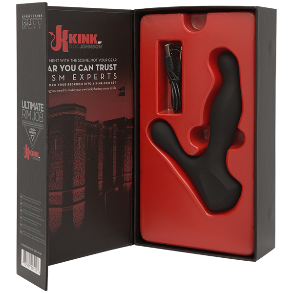 Doc Johnson KINK Ultimate Rim Job - Silicone Prostate Massager With Rotating Ridges