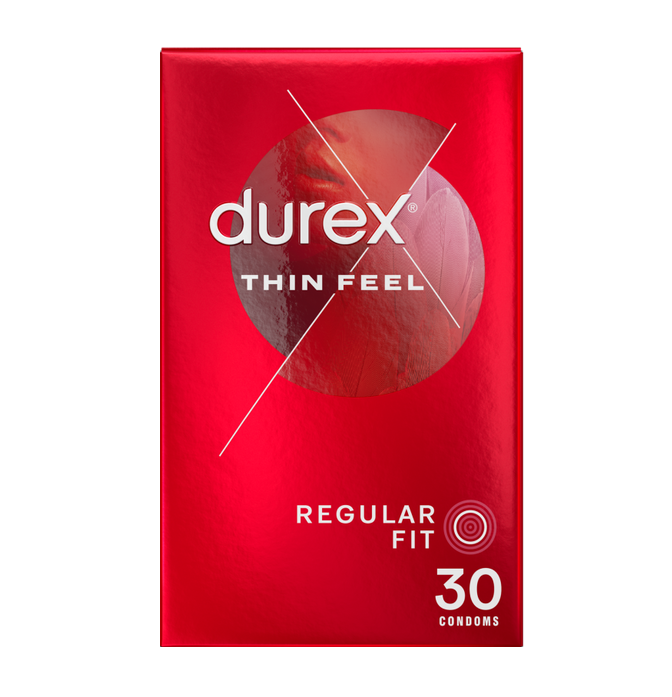 Durex Thin Feel Latex Condoms 30's