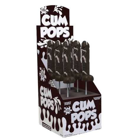 Hott Products | Cum Pops Dark Chocolate (6X Display)