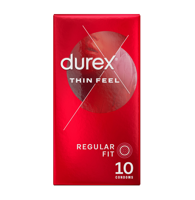 Durex Thin Feel Regular Fit Condoms 10's