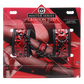 Master Series Crimson Tied Embossed Ankle Cuffs