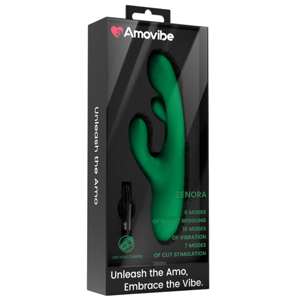 Amovibe Zenora - G-Spot Wiggling Massager (Green)