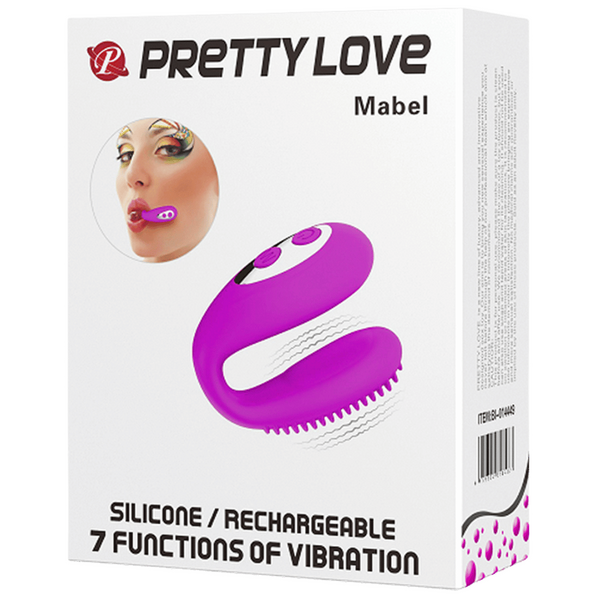 Pretty Love Mabel Oral Sex Stimulator Vibrator Purple