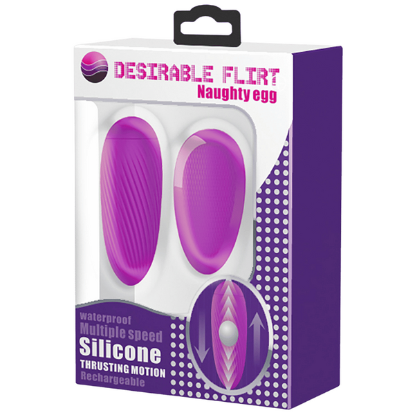 Pretty Love Desirable Flirt Silicone Naughty Egg Purple