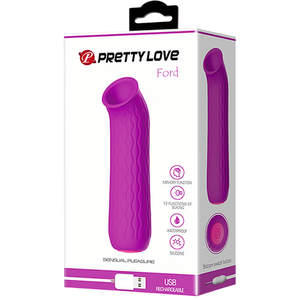 Pretty Love Ford Suction Vibrator Purple