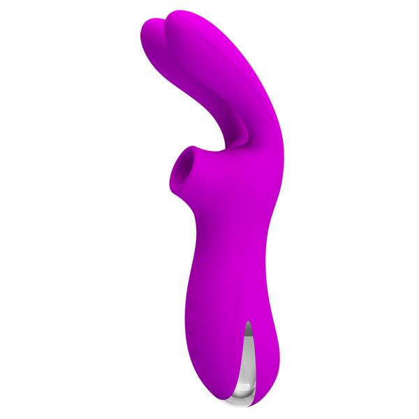 Pretty Love Ralap Sucking And Vibration Dual Action Vibrator
