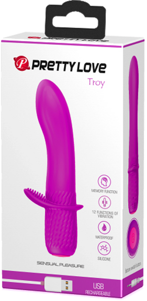 Pretty Love Troy Vibrator Purple