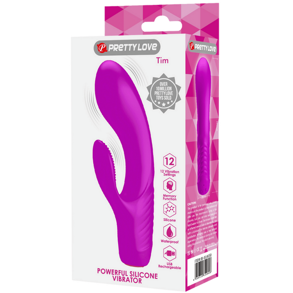 Pretty Love Tim Rabbit Vibrator Purple