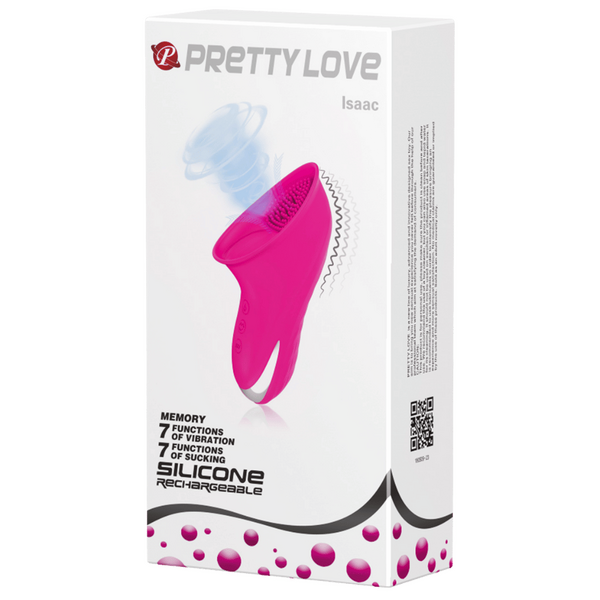 Pretty Love Isaac Suction Clitoral Vibrator Pink