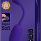 Pretty Love Super Soft Silicone Knucker Egg Vibrator Purple