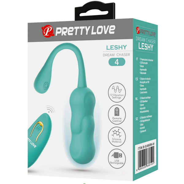 Pretty Love Dream Chaser Leshy Vibrating Egg w Remote (Seafoam)