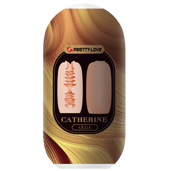 Pretty Love Catherine Olga Egg Masturbator (Peach)