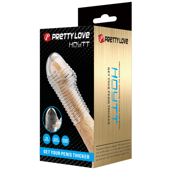 Pretty Love Penis Sleeve - Hoytt (Clear)