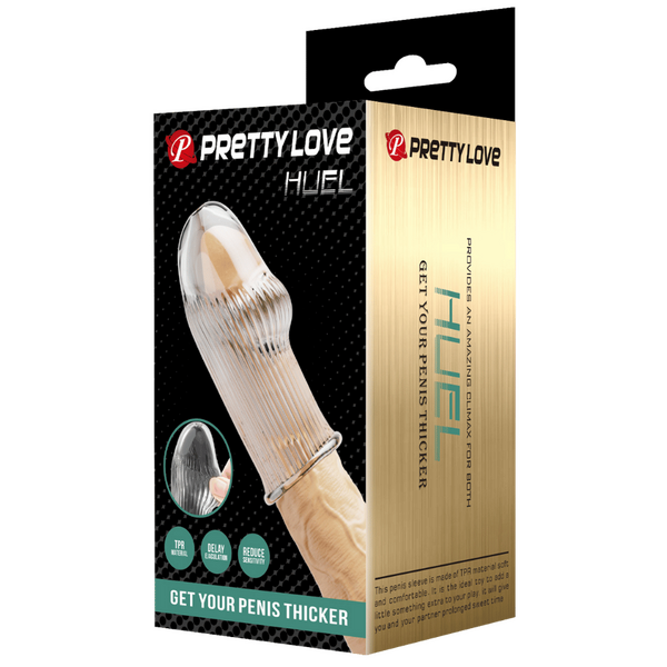 Pretty Love Penis Sleeve - Huel (Clear)