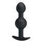Pretty Love Silicone Anal Balls 4.05" (Black)