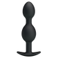 Pretty Love Silicone Anal Balls 4.92" (Black)