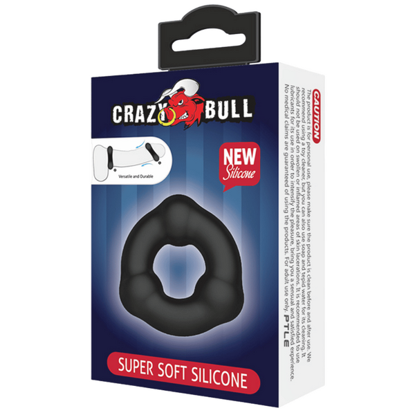 Crazy Bull Super Soft Silicone Cockring - Boven (no.7)