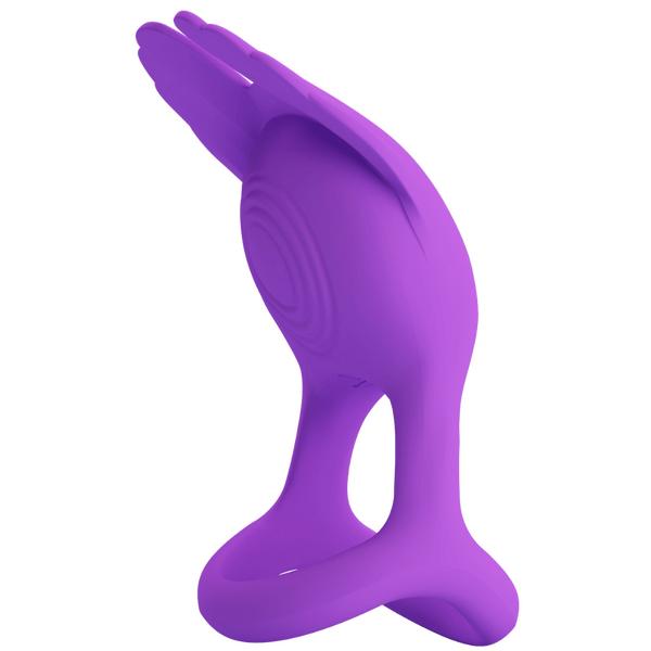 Pretty Love Vibrant Penis Ring - Silas (Purple)