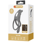 Pretty Love Master Ring - Seth Vibrating Couples Cock Ring (Grey)