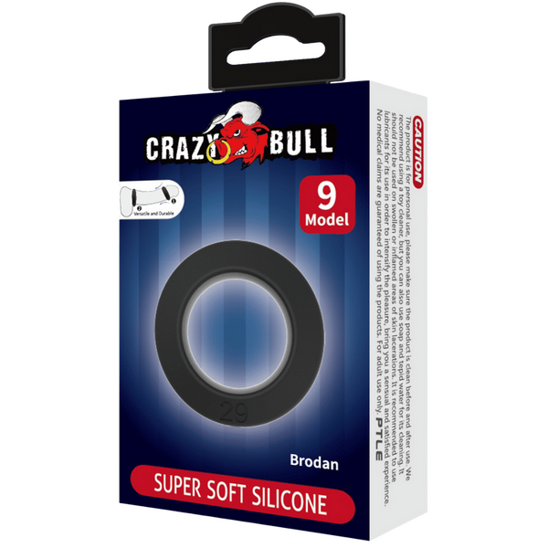 Crazy Bull Super Soft Silicone Cockring - Brodan (no.9)