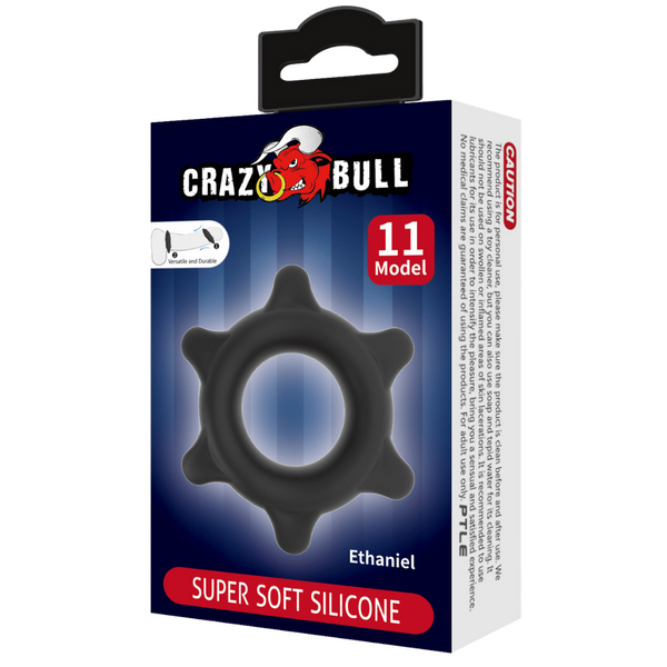 Crazy Bull Super Soft Silicone Cockring - Ethaniel (no.11)