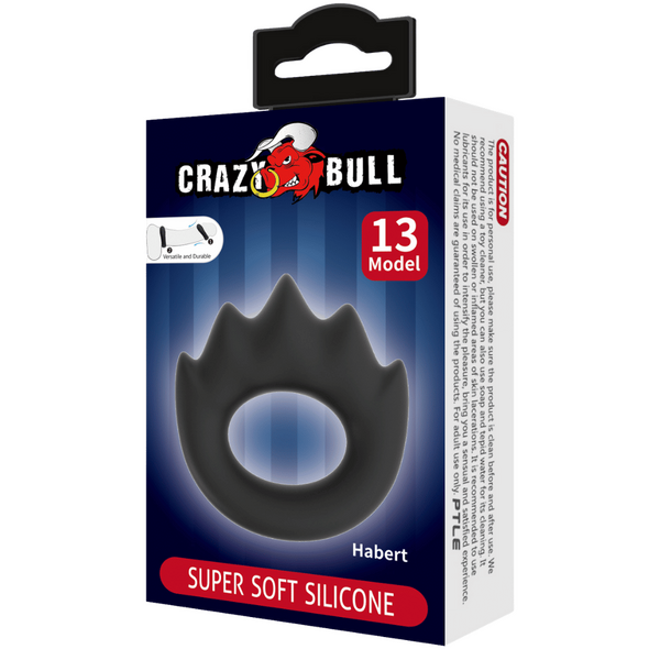 Crazy Bull Super Soft Silicone Cockring - Habert (no.13)