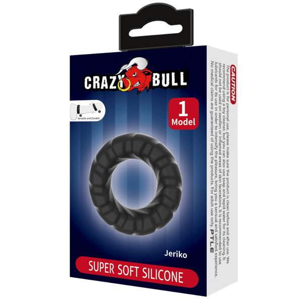 Crazy Bull Super Soft Silicone Cockring - Jeriko (no.1)