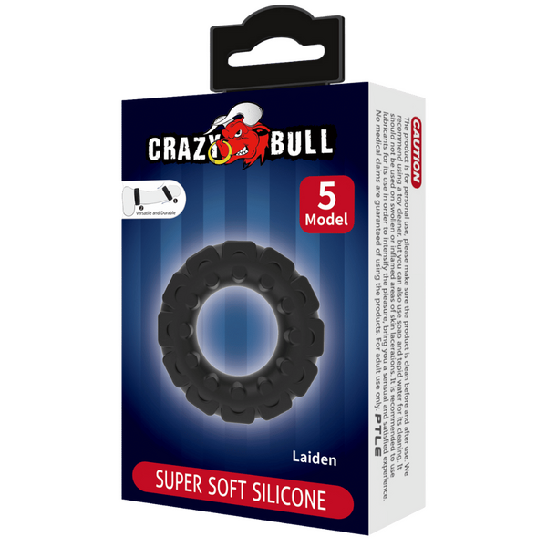 Crazy Bull Super Soft Silicone Cockring - Laiden (no.5)