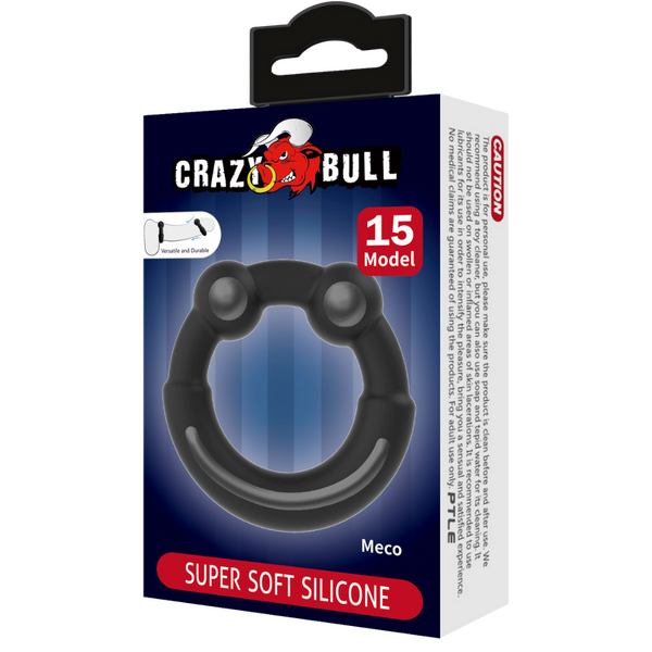 Crazy Bull Super Soft Silicone Cockring - Meco (no.15)