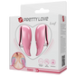 Pretty Love Leaf - Vibrating Nipple Clamps Pink