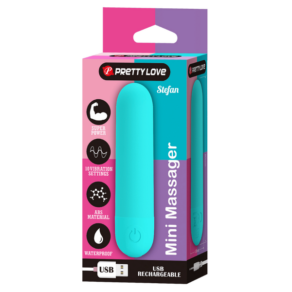 Pretty Love Stefan Mini Massager (Blue)