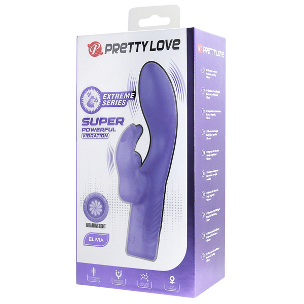 Pretty Love Elivia Rabbit Vibrator Purple