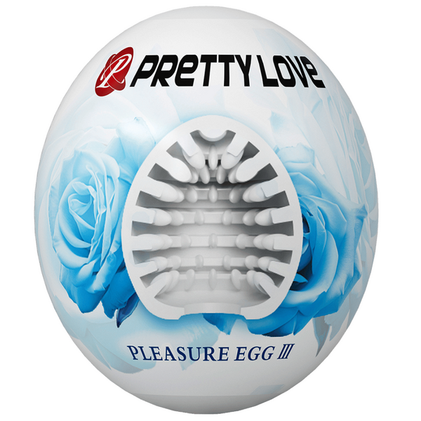 Pretty Love Pleasure Egg Masturbator (White)