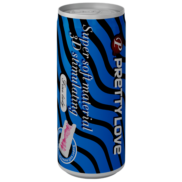 Pretty Love Super Soft Can Masturbator (Black/Blue)