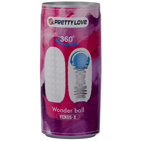 Pretty Love Venus-X Wonder Ball Masturbator (Clear)