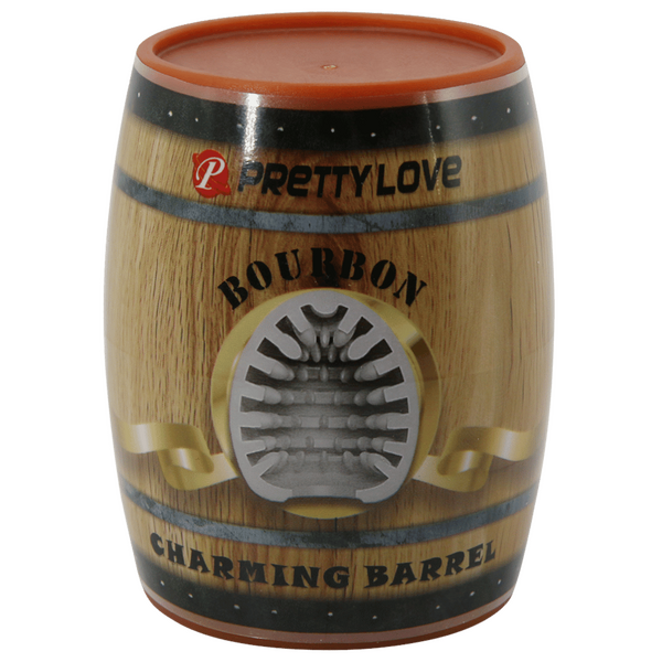 Pretty Love Charming Barrel Masturbator - Bourbon (White)