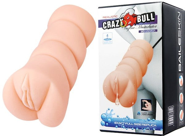 Crazy Bull Water Activated 3D Life-Like Vagina Masturbator Flesh